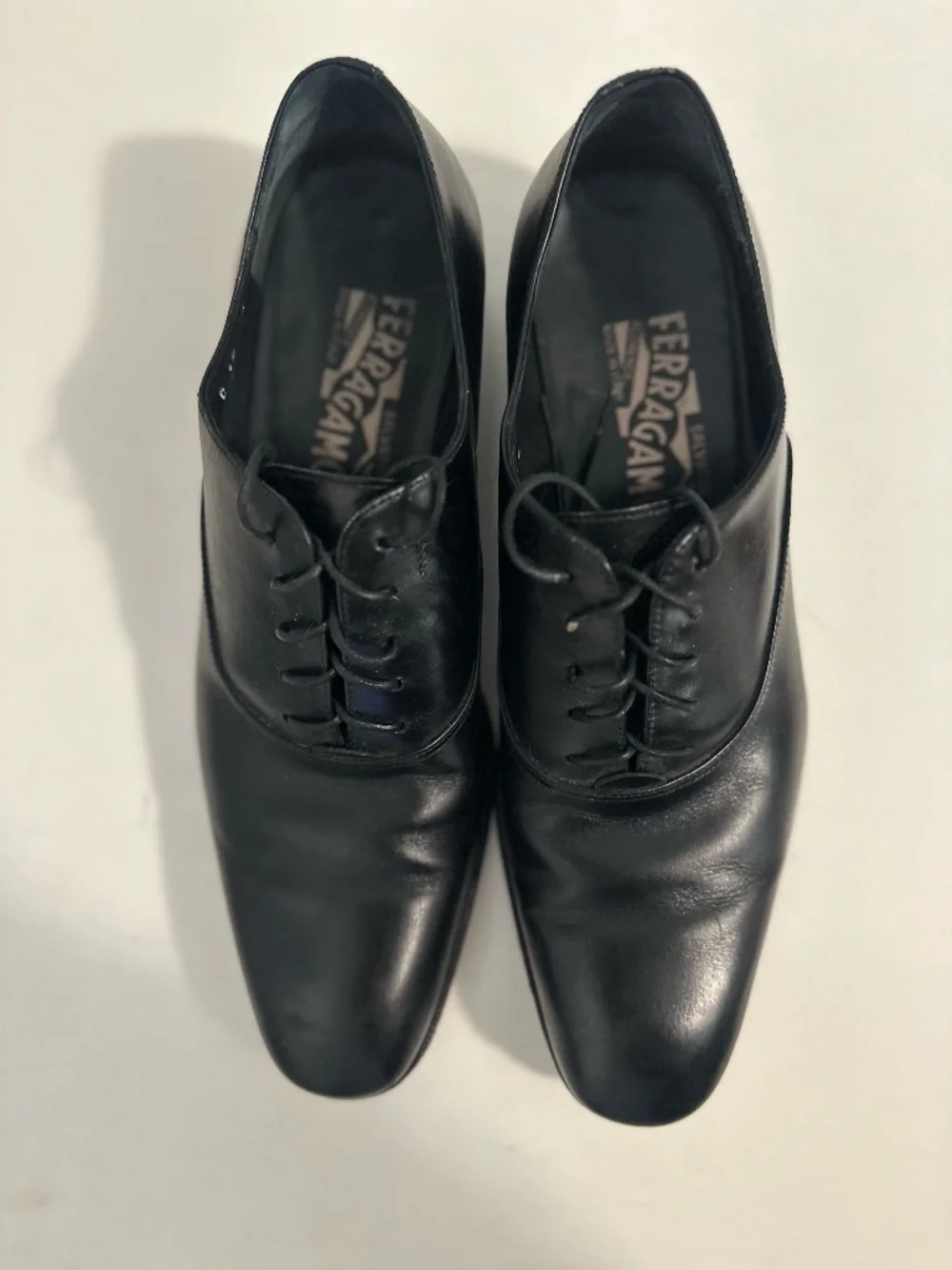Salvatore Ferragamo - Black Mens Oxford Size 7.5